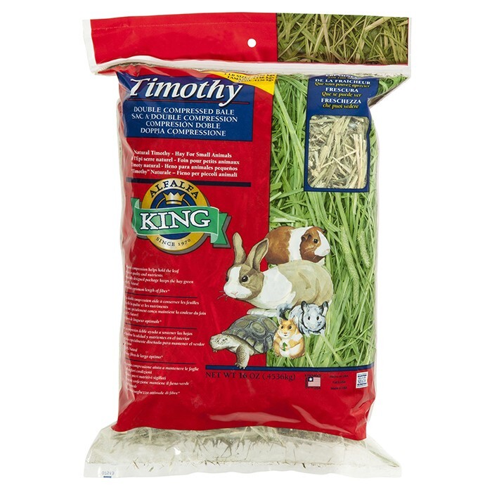 Alfalfa King Timothy Hay 454g For Guinea Pigs & Rabbits