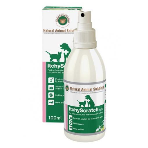 NAS Itchy Scratch Spray 100ml Helps Sooth Skin & Paws From Itchy Hot Spots