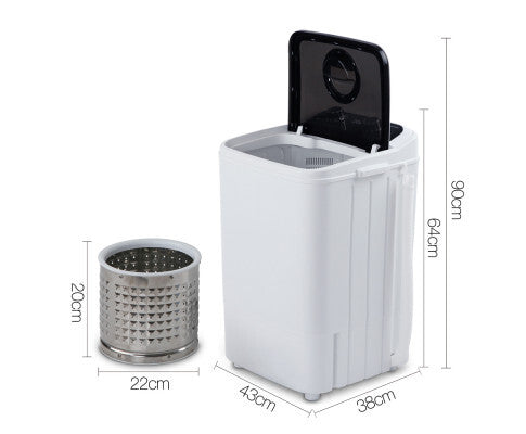 Mini Portable Washing Machine 4.6kg. Perfect For The Horse Float