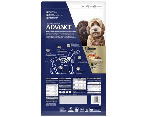 Advance Dog Adult Large Breed Oodles 13kg. Formulated For Large Breed Dogs With Poodle In Their Mix