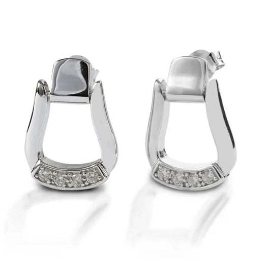 Oxbow Western Stirrup Earrings Stainless Steel By Kelly Herd