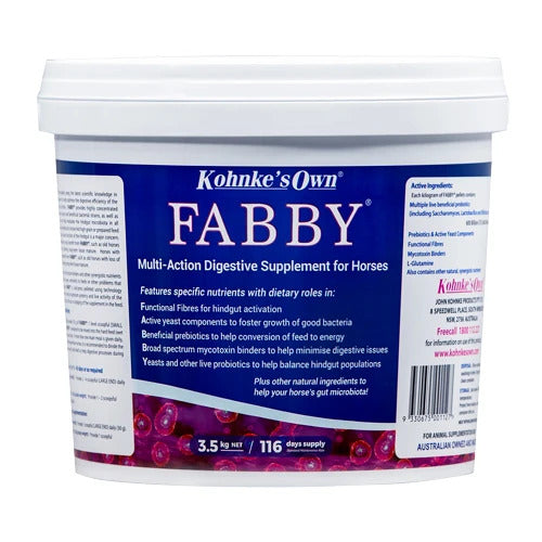 Kohnke's Own Fabby 3.5kg Digestion Supplement For Horses