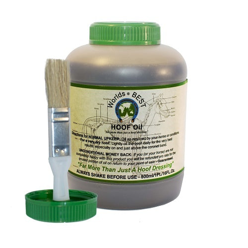 Worlds Best Hoof Oil 500ml 100% Pure Natural Ingredients