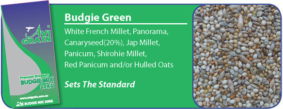 Avigrain Budgie Green Seed Mix 20kg