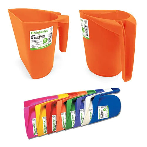 Plastic Feed Scoop 1 Litre - Orange