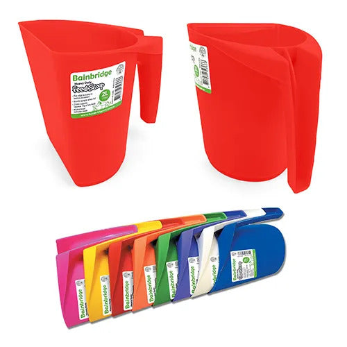 Plastic Feed Scoop 2 Litre - Red