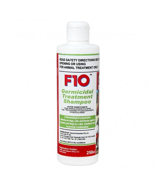 F10 Germicidal Shampoo 250ml Skin Treatment For Animals