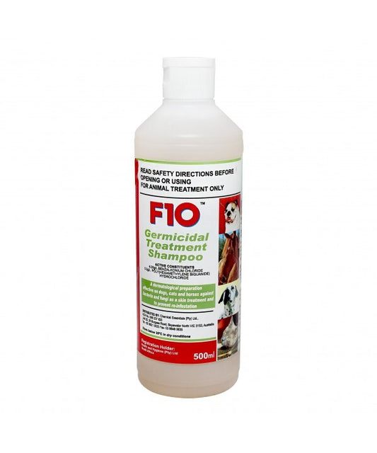 F10 Germicidal Shampoo 500ml Skin Treatment For Animals