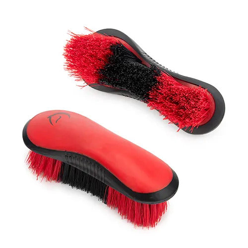 Bainbridge Stiff Dandy Grooming Brush Black/Red