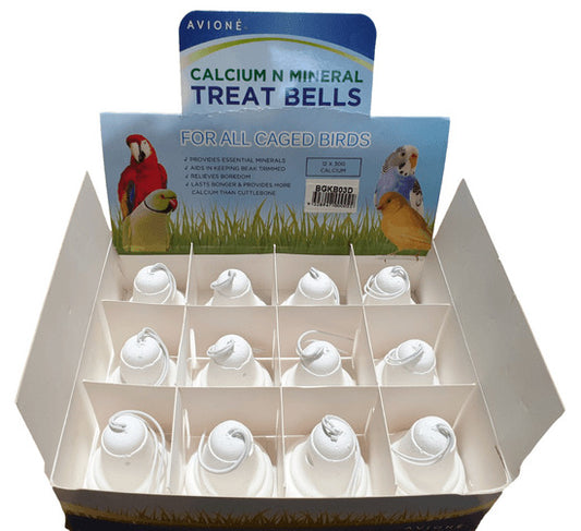 Avione Calcium Bell For Birds - BULK BUY Box Of 12