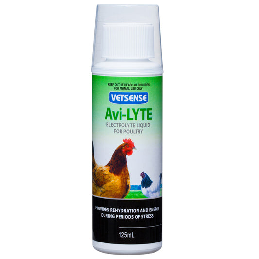 Vetsense Avi-LYTE. 125ml. Electrolyte Liquid For Poultry