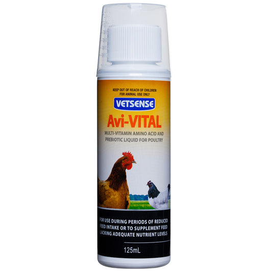 Vetsense Avi-VITAL 125ml Liquid Multi Vitamin For Poultry