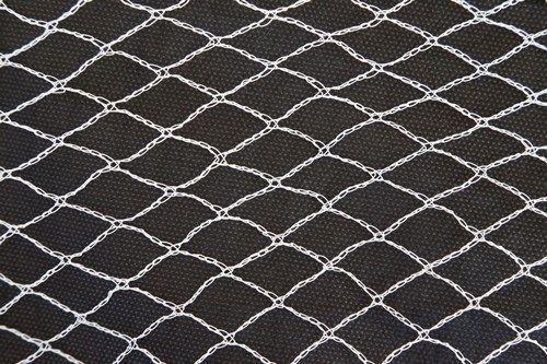 Anti Bird Netting. White. 5m x 5m. Knitted.