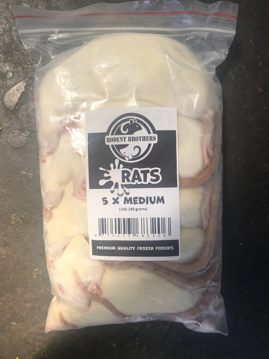 RB Frozen Rats - Medium 5 Pack