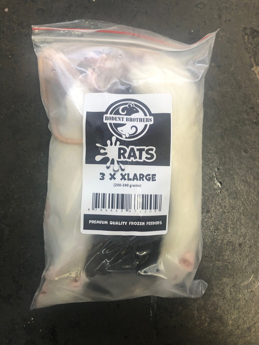 RB Frozen Rat - XL 3 Pack