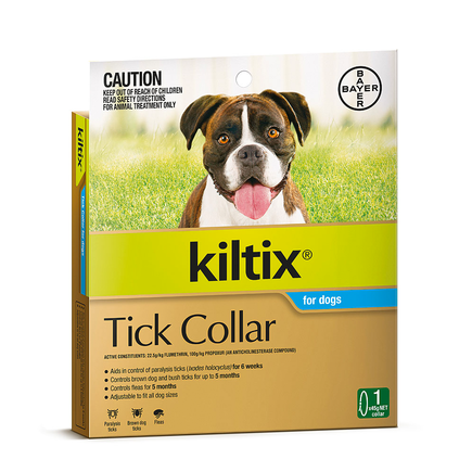 Kiltix Tick & Flea Collar For Dogs