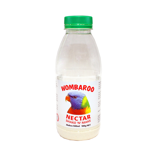 Wombaroo Nectar Shake N Make 100g For Nectar Eating Birds