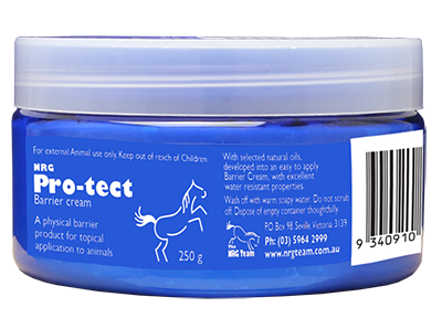 NRG Pro-Tect Cream 250g Barrier Cream For Topical Application To Animals
