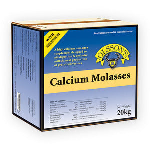 Olsson Calcium Molasses + Selenium Salt Lick 20kg